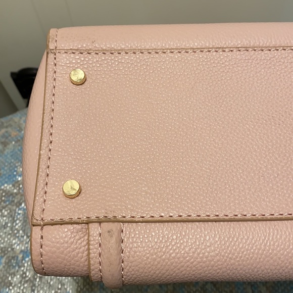 Kate Spade soft pink leather structured satchel - Picture 8 of 10